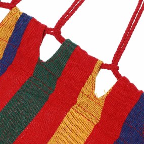 Deuba Hamac cu franjuri rosu - 320x150cm