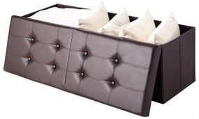 Deuba Cutie depozitare Casa maro - 76x38x38 cm