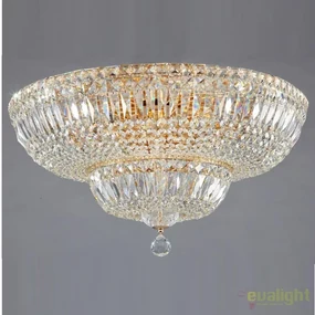 Plafoniera eleganta Basfor 60cm, auriu antic MYDIA100-CL-16-G