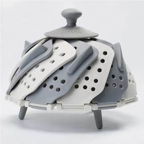 Steamer / sită pentru gătit cu aburi Joseph Joseph Lotus Plus, verde