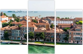 Tablou - Vedere aeriană a orașului (90x60 cm)