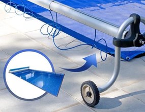 Prelată JAGO 650 g / m², ochi de aluminiu, albastru, 2 x 3 m