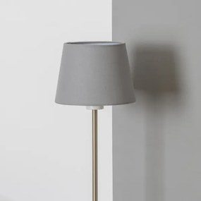 Brilagi - Lampă de podea LED CERIA 1x E27/40W/230V Ø 20,5 cm gri/crom mat