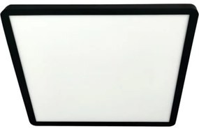 Plafonieră LED, 32 W, 230 V, 3000/4000/6500 K, 40 x 40 cm, negru