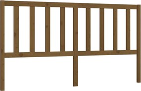 vidaXL Tăblie de pat, maro miere, 186x4x100 cm, lemn masiv de pin