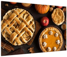 Tablou - Plăcintă de dovleac (90x60 cm)