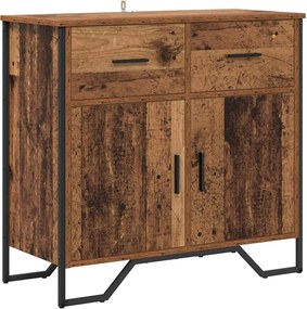 vidaXL Bufet cu sertar Lemn vechi 79,5 x 35,5 x 74,5 cm