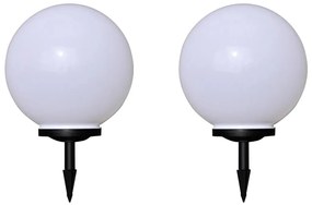 Lampi de exterior pentru alee LED 2 buc. 40 cm, cu tarus de sol 2, 40 cm, 1