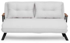Canapea extensibilă 2 locuri QIRA, albă