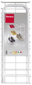 Suport pantofi cu 3 rafturi Metaltex Shoe Rack
