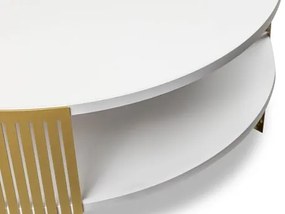 Măsuță de cafea Zentono Gold (auriu + Negru molet) . 1103774