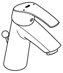 GROHE 23322001 - Baterie lavoar EUROSMART DN 15, crom lucios