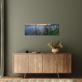 Tablou - Parcul forestier național Zhangjiajie (cu ceas) (90x30 cm)