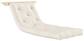 Fotoliu în culoare naturală cu tapițerie din in Hooked – Karup Design