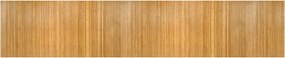 vidaXL Covor dreptunghiular, natural, 100x500 cm, bambus