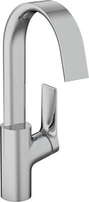 Baterie lavoar Hansgrohe Vivenis 210 cu pipa pivotanta crom lucios