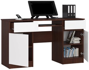 Masă PC Bahadur (wenge + Alb). 1069693