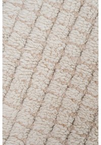 Covor tip traversă bej lavabil/țesut manual din lână 80x230 cm Unexpected Wool – Lorena Canals