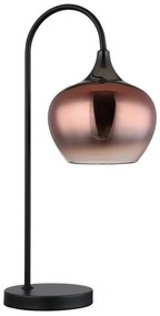 Veioza/Lampa de masa design modern MAXY negru/cupru