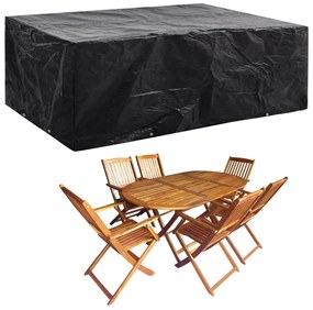 vidaXL Husă mobilier grădină, 8 ocheți, 242 x 162 x 100 cm