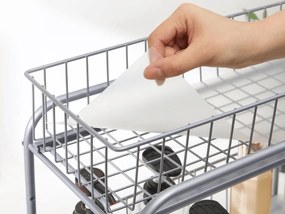 Organizator cu cosuri glisante SOLIDO suprapozabil, gri