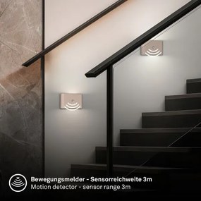 Briloner 3878011 - Aplică de perete LED reîncărcabilă cu senzor CHAT, LED/3W/5V, 2000 mAh, bej