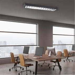 Corp de iluminat fluorescent 2xG13/18W/230V negru 120 cm