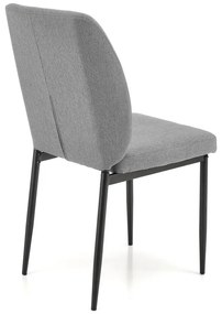 Set de sufragerie Jasper 4+1, gri/negru