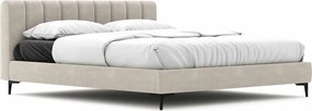 Pat Less Tapitat cu Saltea 120/140/160/180x200cm - 120x200