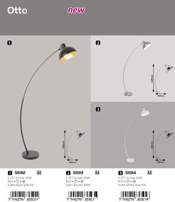 Lampadar / Lampa de podea stil industrial Otto 5593 RX