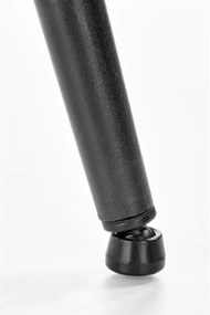 Scaun K478 Velvet Alb-Negru - H 84cm
