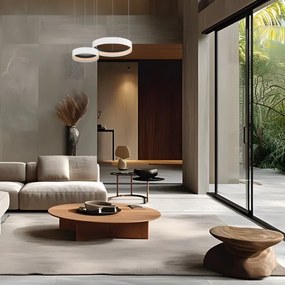 Lustră LED pe cablu ORBITA LED/72W/230V alb/negru