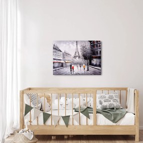 Tablou - Pictură în ulei, Paris (70x50 cm)