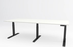 Birou cu înălțime reglabilă electric 180°, Viva Upgrade, triple motor, 150 kg - Negru