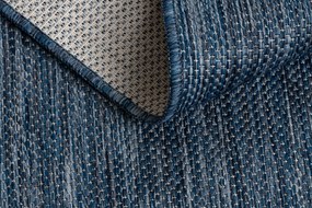 Covor, traversa SISAL SION A5165A Melanj țesute plate albastru inchis