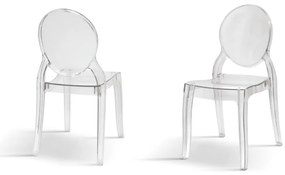 SCAUN TRANSPARENT OVALO-HORECA-