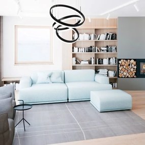 Lustră LED dimabilă pe cablu LED/86W/230V 3000K negru