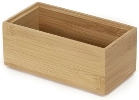 Organizator Compactor Bamboo Box, 15 x 7,5 x 6,5 cm, lemn natural