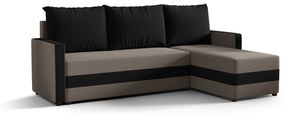 Colțar Pure Bis (Negru + Maro) (D). 1057409