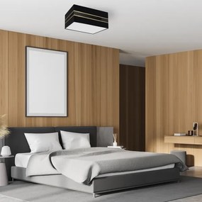 Plafonieră ULTIMO 2xE27/60W/230V negru