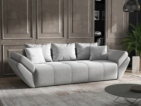 Canapea extensibilă dumonde cu ladă de depozitare si sezut confortabil din spuma high-density, Berlin Euphoria Dove 250x100 cm