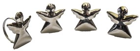 Set de inele pentru șervețele 4 buc. din metal Angel – Dakls