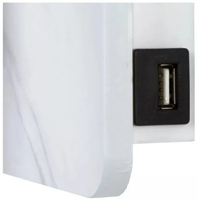 Spot LED de perete Lucide 77282/03/31 OREGON LED/4W/230V USB alb