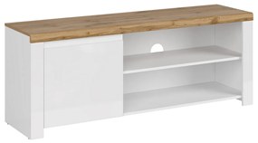 Măsuță TV VILGO 1D160, alb lucios