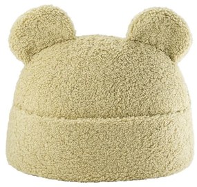 Pernă decorativă pentru copii verde din țesătură bouclé Teddy Pouch – Wigiwama