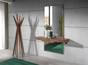 Oglinda de perete verticala cu raft tip consola Alline