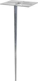 Lampă de exterior Maro ruginiu cu țăruș de sol și presetupe 80cm Inclusiv dulie IP44 - Malios