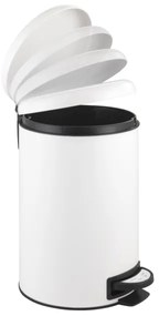 WENKO 22707100 - Coș de gunoi LEMAN 25x38 cm alb/negru