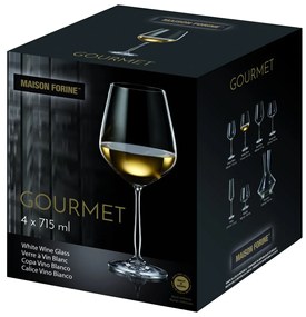 Set 4 pahare vin alb 715ml, Gourmet