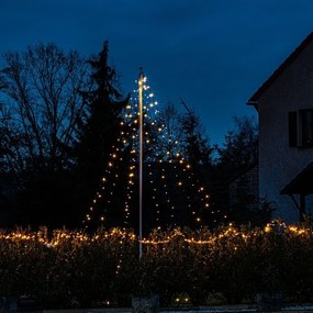 VOLTRONIC Lanț luminos în formă de con 360 LED, alb cald